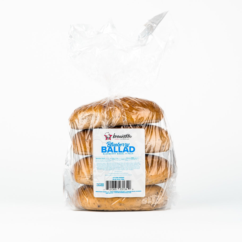 Blueberry Ballad Bagel - 4 Count