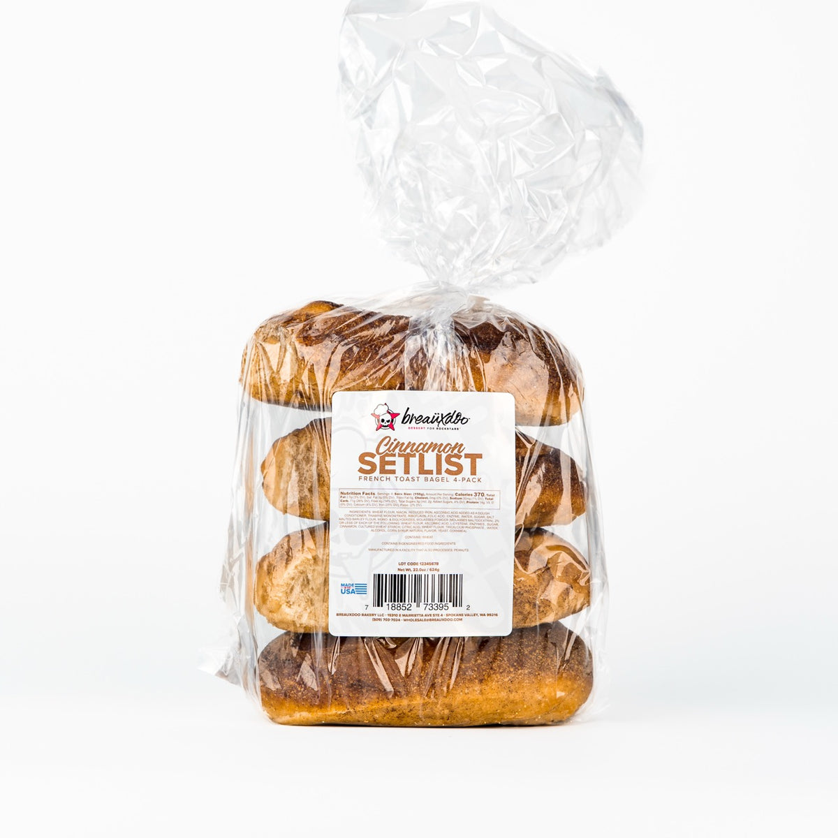 Cinnamon Setlist Bagel - 4 Count