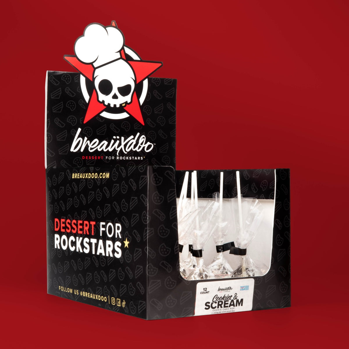 Cookies & Scream Cake Pop - 12 Count