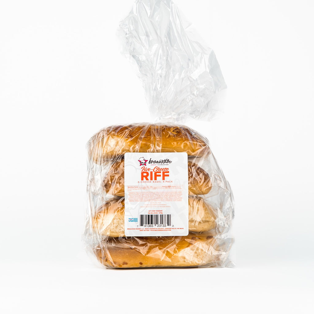 Five-Cheese Riff Bagel - 4 Count