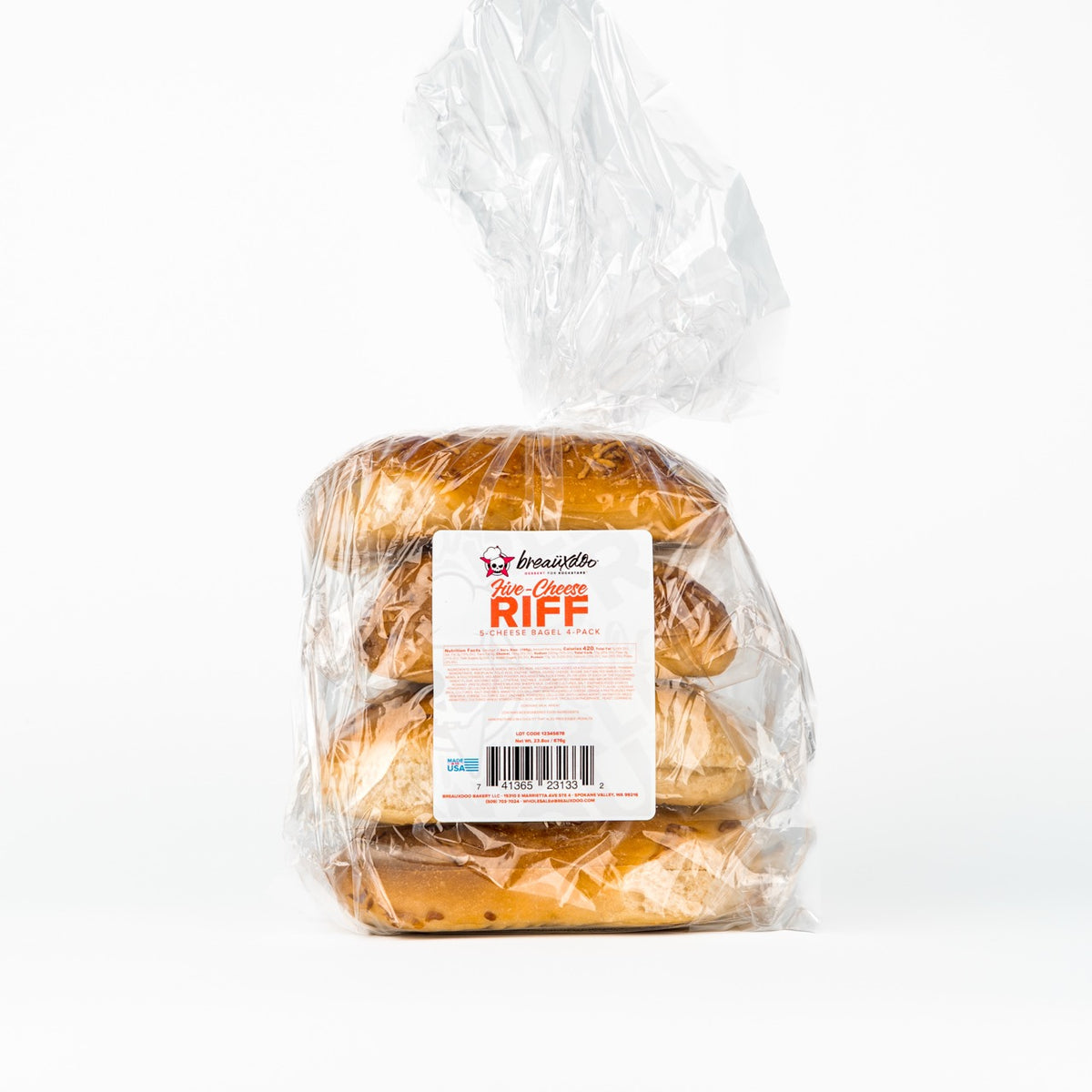 Five-Cheese Riff Bagel - 4 Count