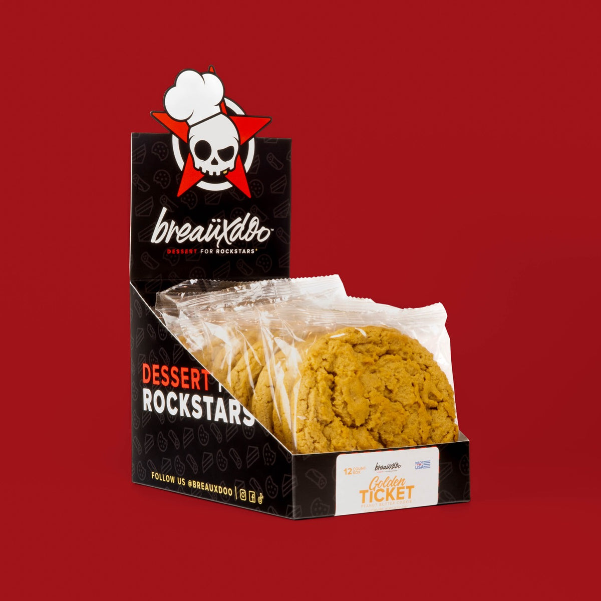 Golden Ticket Cookie - 12 Count