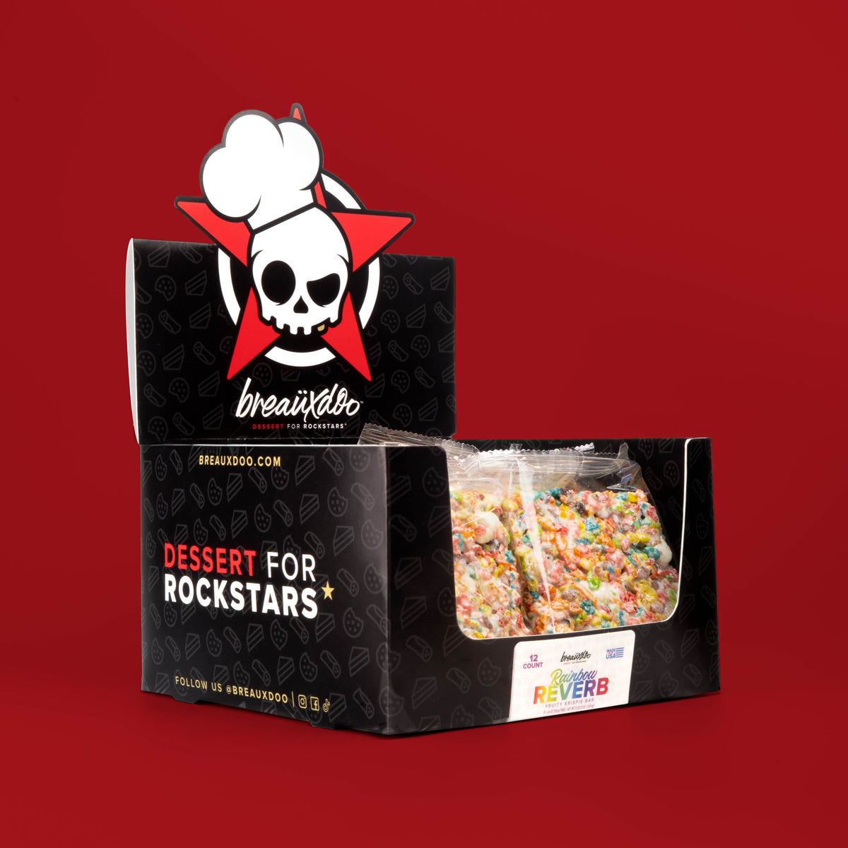 Rainbow Reverb Krispie Bar - 12 Count