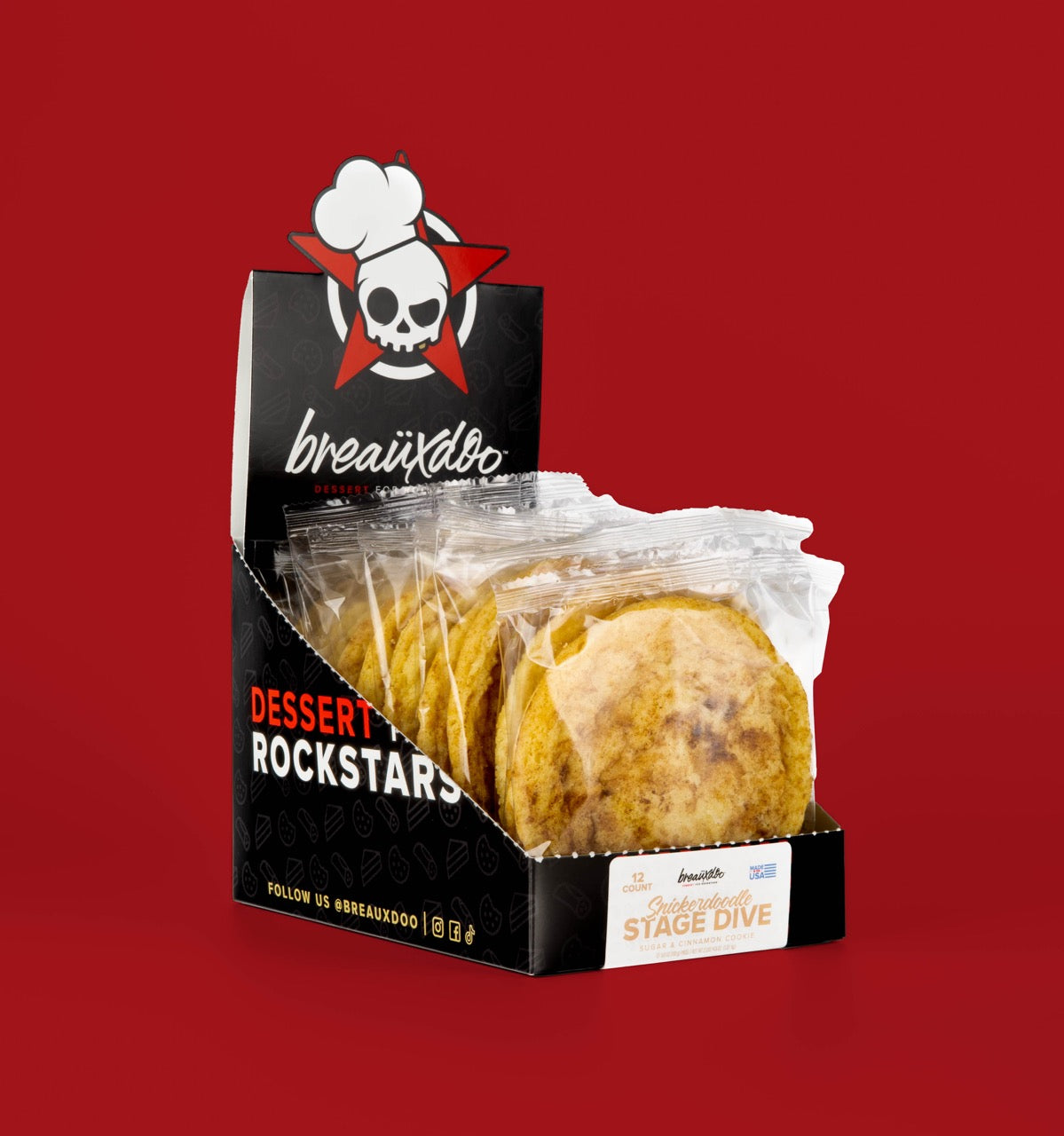 Snickerdoodle Stage Dive Cookie - 12 Count