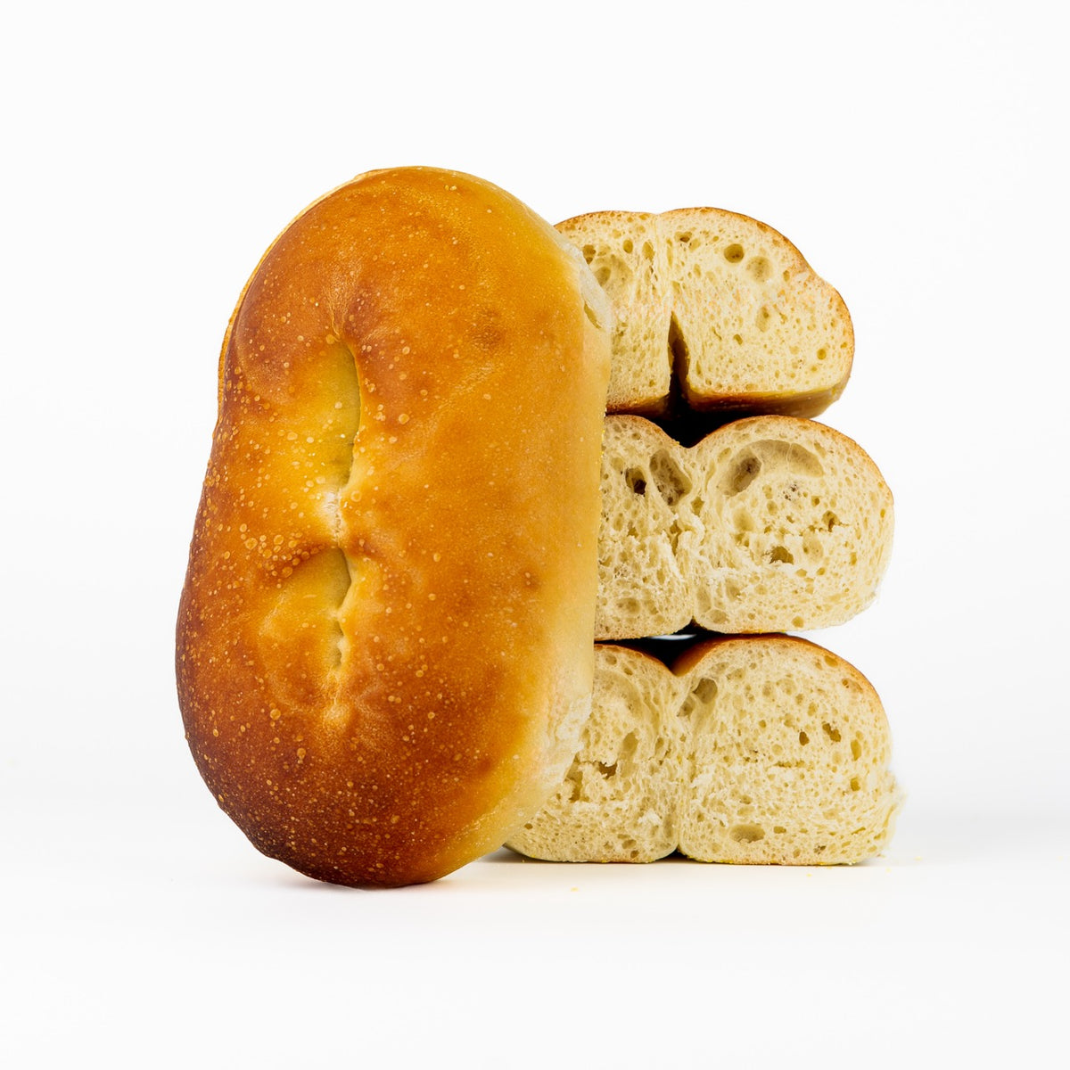 Straight Up Plain Bagel - 4 Count